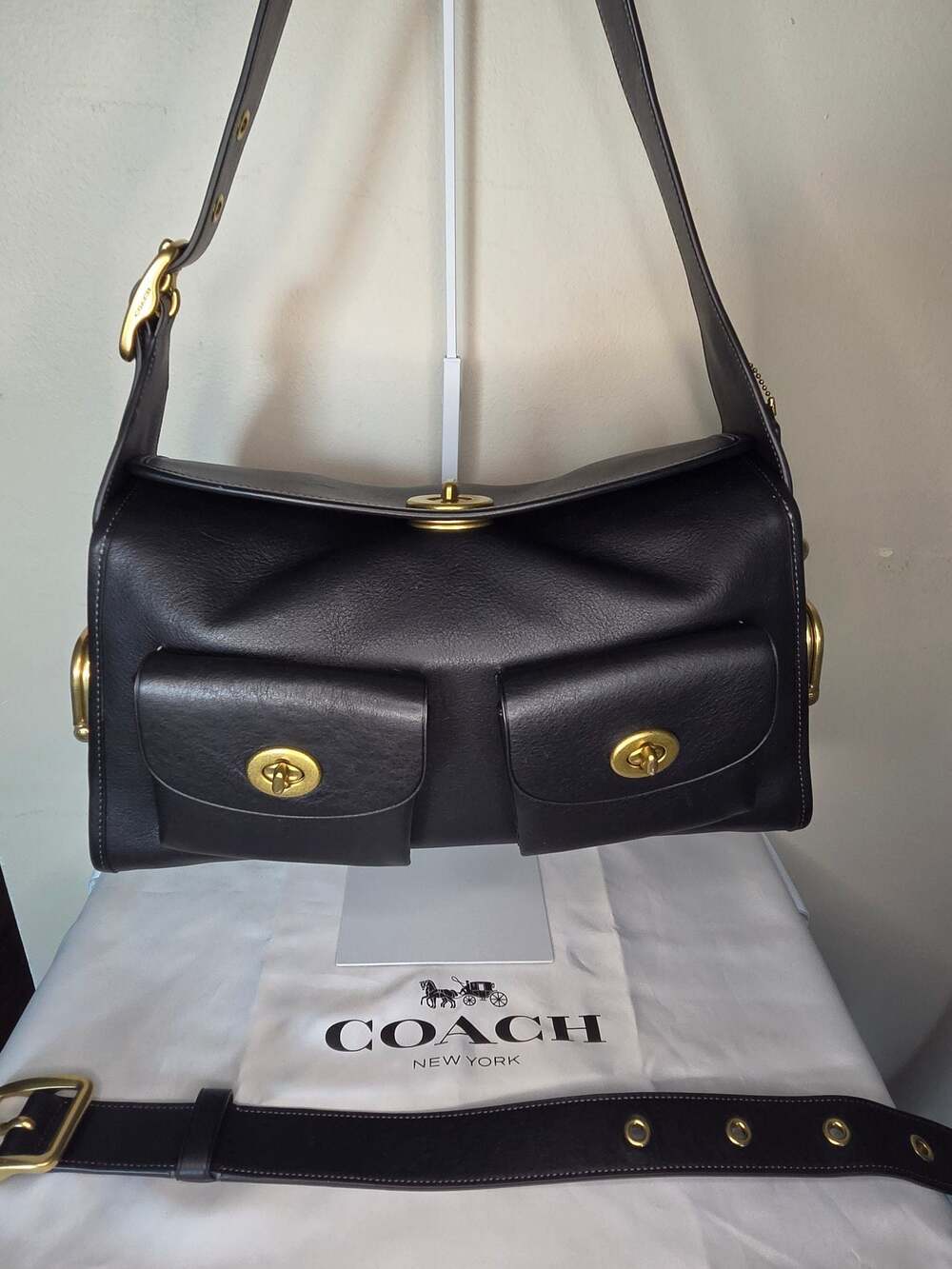 Coach Turnlock Haversack Bag